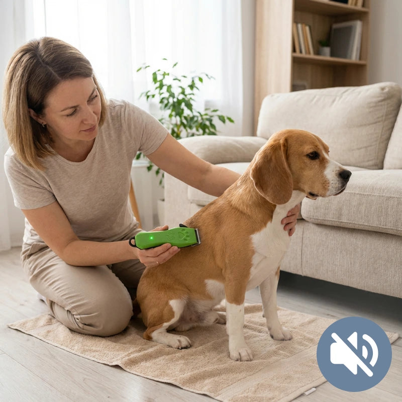 Aparador de pelo para cães, máquina profissional de tosa para animais de estimação