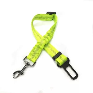 Cinto de segurança ajustável em nylon para cães no automóvel