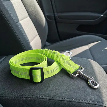 Cinto de segurança ajustável em nylon para cães no automóvel