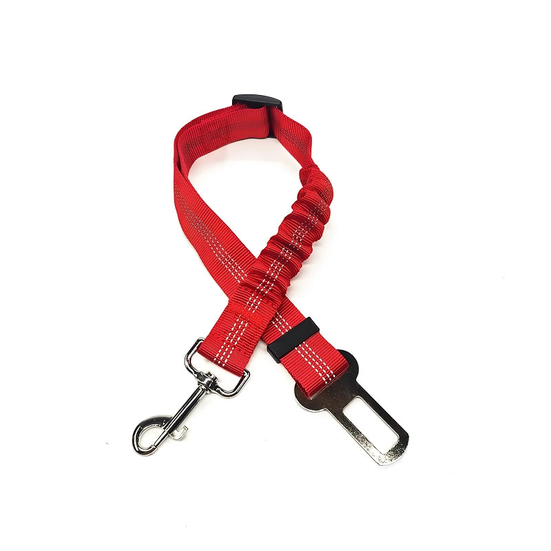 Cinto de segurança ajustável em nylon para cães no automóvel
