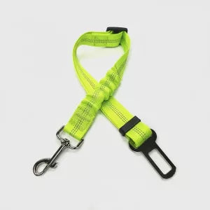 Cinto de segurança ajustável em nylon para cães no automóvel