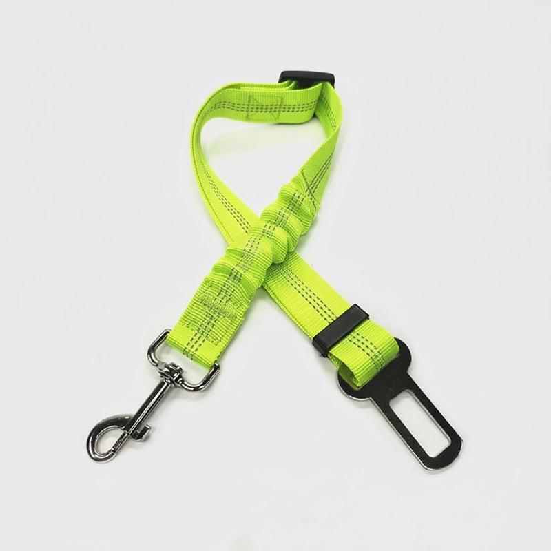 Cinto de segurança ajustável em nylon para cães no automóvel