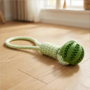 Brinquedo de Cabo de Guerra com Bola para Cães