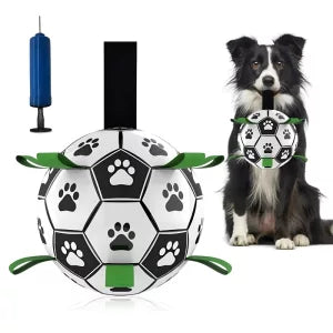Brinquedo de Futebol para Cão com Abas para Pegar
