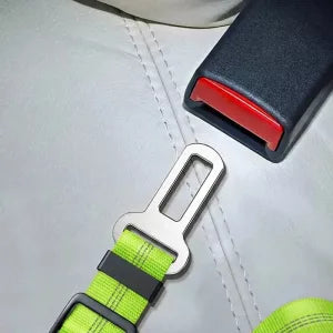 Cinto de segurança ajustável em nylon para cães no automóvel
