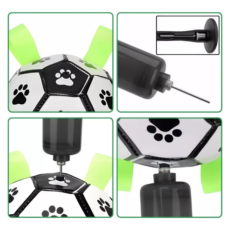 Brinquedo de Futebol para Cão com Abas para Pegar