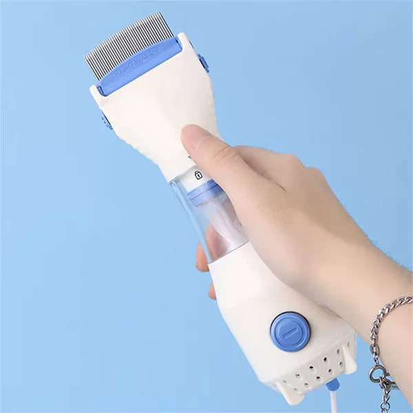 Pente Elétrico para Remoção de Piolhos e Pulgas