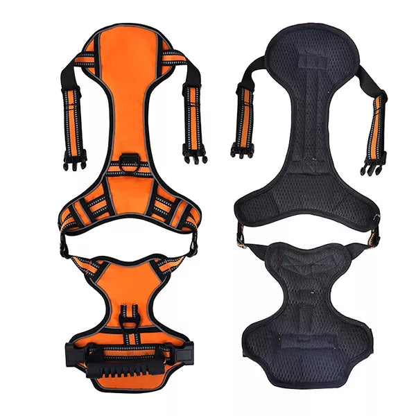 Peitoral Refletor Anti-Puxão para Cães com Alça