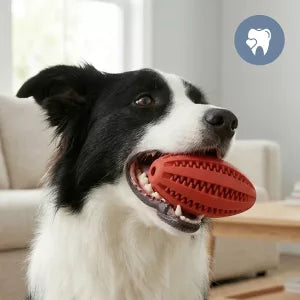 Bola Interativa Indestrutível com Dispensador de Guloseimas e Higiene Dentária para Cães