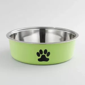Comedouro de Aço Inox para Cães com Base de Silicone Antiderrapante