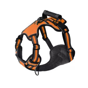 Peitoral Refletor Anti-Puxão para Cães com Alça