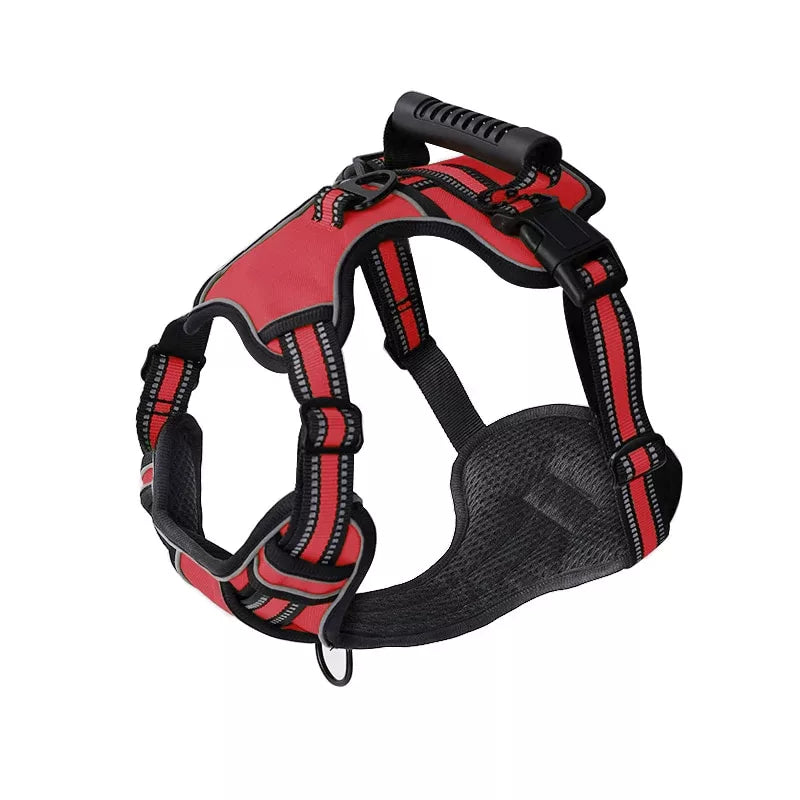Peitoral Refletor Anti-Puxão para Cães com Alça